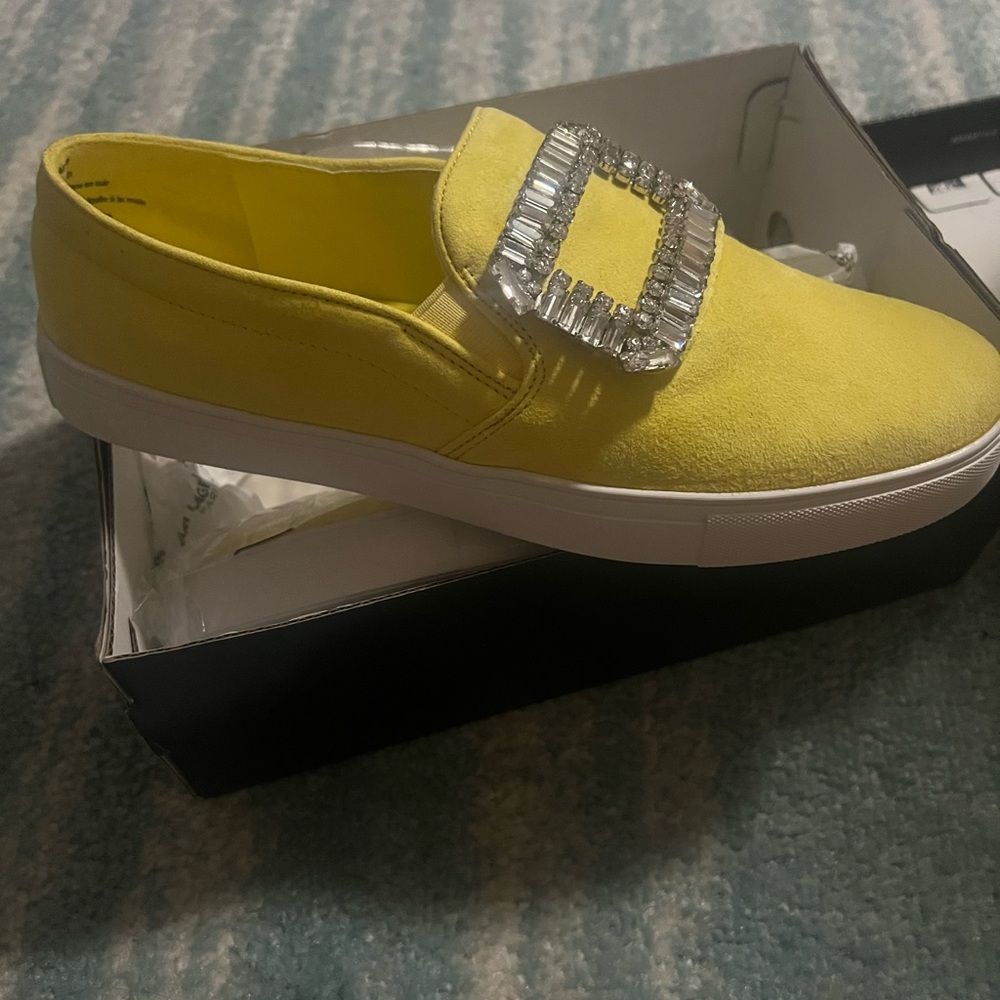 Karl Lagerfeld White Sneakers with Textured Sole